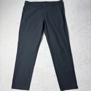 Lululemon ABC Slim Fit Pants Mens Size 38 Gray 5 Pocket Warpstreme Chino LM5AF2S